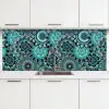 Mandala - Bloemen - Design keuken achterwand 2 middel 871 -3d