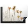 Verbleekte Bloemendans Inductie beschermer vinyl 3mm klein -3d