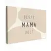 Quotes - Beste mama ooit - Mama - Spreuken canvas 2cm klein -z3d