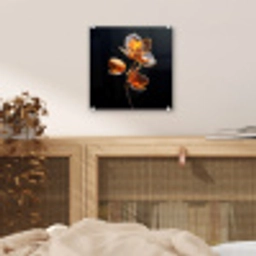 Bloem - Orchidee - Oranje plexiglas 5mm klein -sfeer4