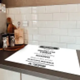 Spreuken - Hotel papa - Quotes - Vader Inductie beschermer vinyl 3mm klein -sfeer3