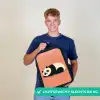 Panda - Slaap - Oranje Rugzak - Zwart middel -sfeer7_NL