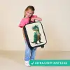 Gehoornde dino met scherpe blik Kinderkoffer - Zwart klein -sfeer2_UK