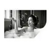 Bad - Bubbels - Zwart - Wit Muursticker klein -3d