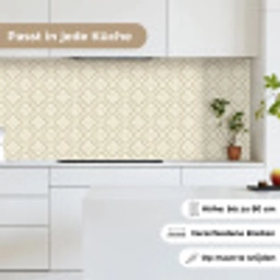 Floraal - Ornament - Beige keuken achterwand 2 middel 871 -sfeer4_DE