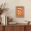 Pizza - Kaas - Rood - Pepperoni Light Box met kabel (Tafellamp) klein -sfeer2