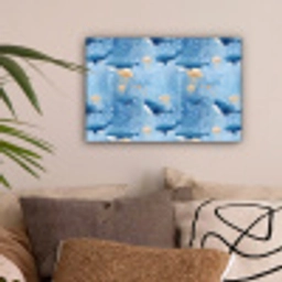 Walvissen - Oceaan - Blauw canvas 2cm klein 34 -sfeer1