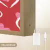 Patroon - Hartjes - Roze - Valentijn Light Box met batterij (Wandlamp) middel -USP_websiteoplaadbaarNL