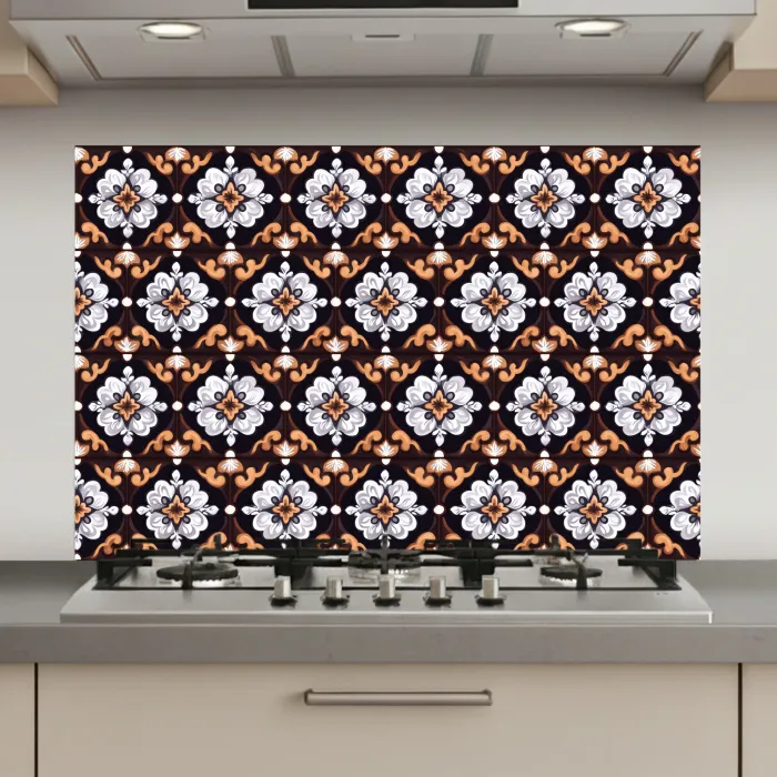 traditioneel - Element - Kleurrijk keuken achterwand spatscherm klein 900 -3d_website