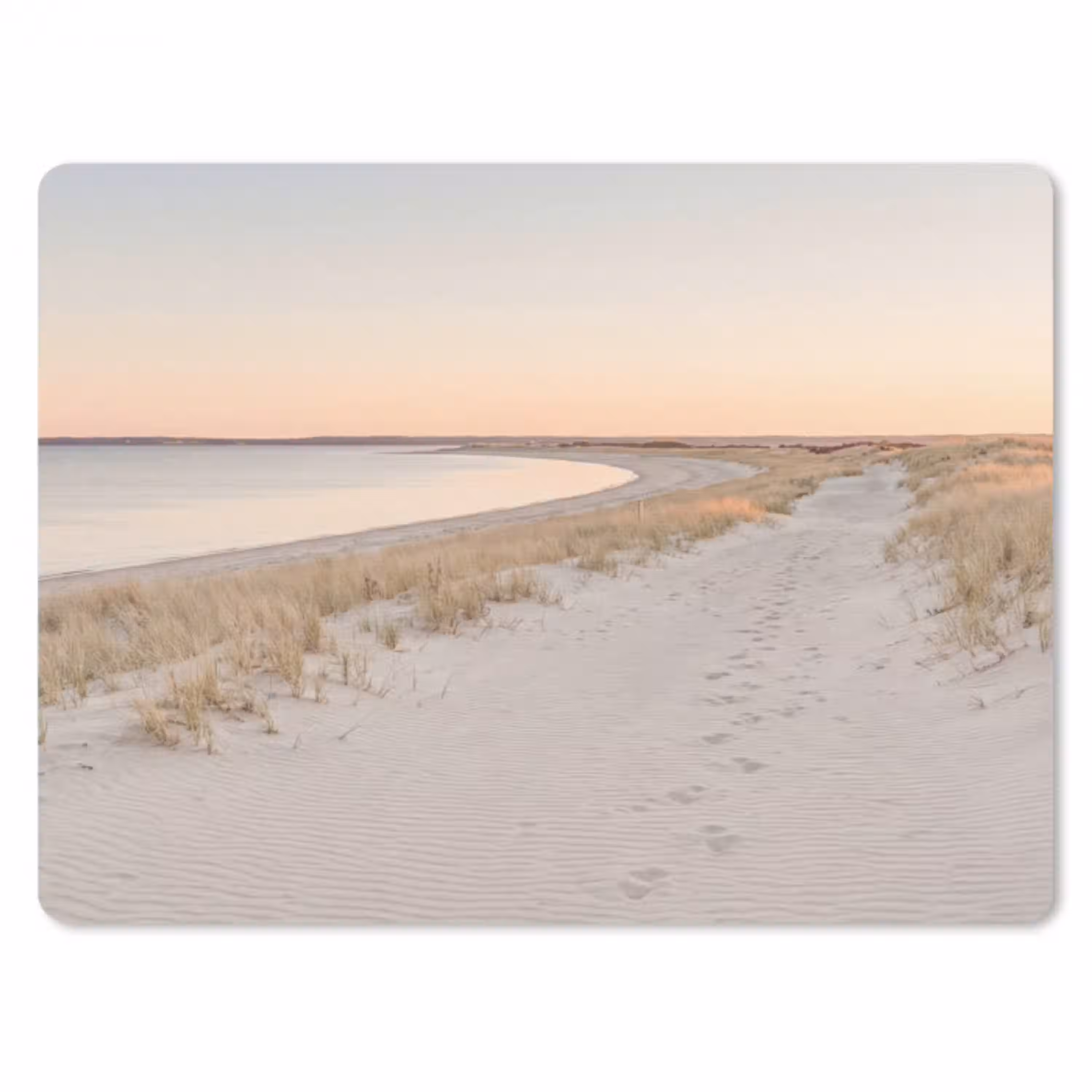 Kustlijn - Horizon - Hek muismat rubber klein -3d