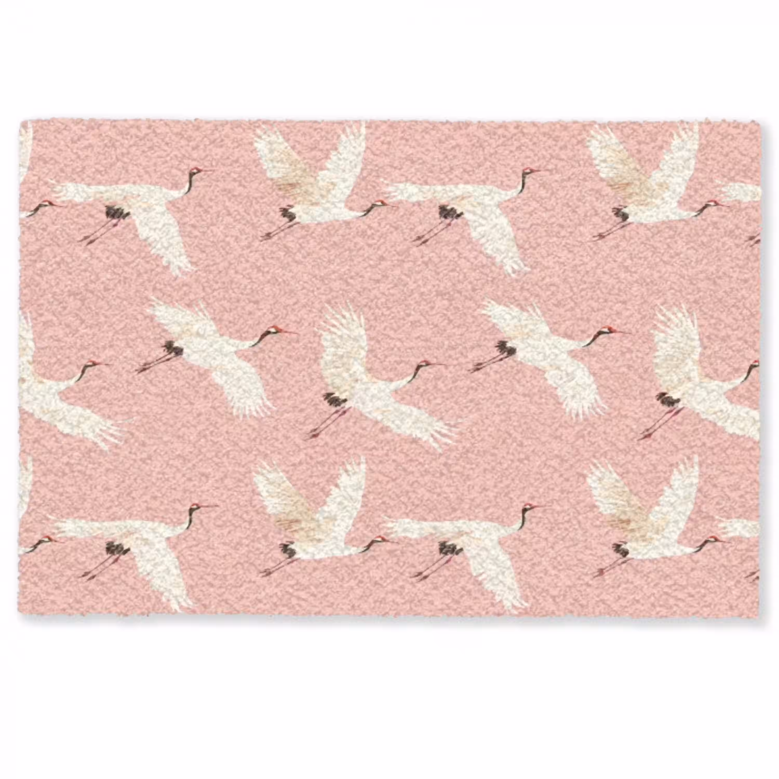 Modern - Kraanvogels - Roze Deurmat klein 898 -zkaufland3d