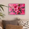 Bloemen - Verf - Roze canvas 2cm klein -sfeer1