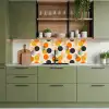 Polkadot - Design - Retro - Oranje keuken achterwand 2 middel 871 -sfeer3