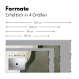 Japandi - Groen - Abstract - Modern Muismat XXL klein -ysfeer5_duits