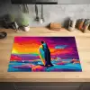 Ijsschots - Pinguïn - Abstract - Lucht Inductie beschermer vinyl 3mm klein -sfeer5