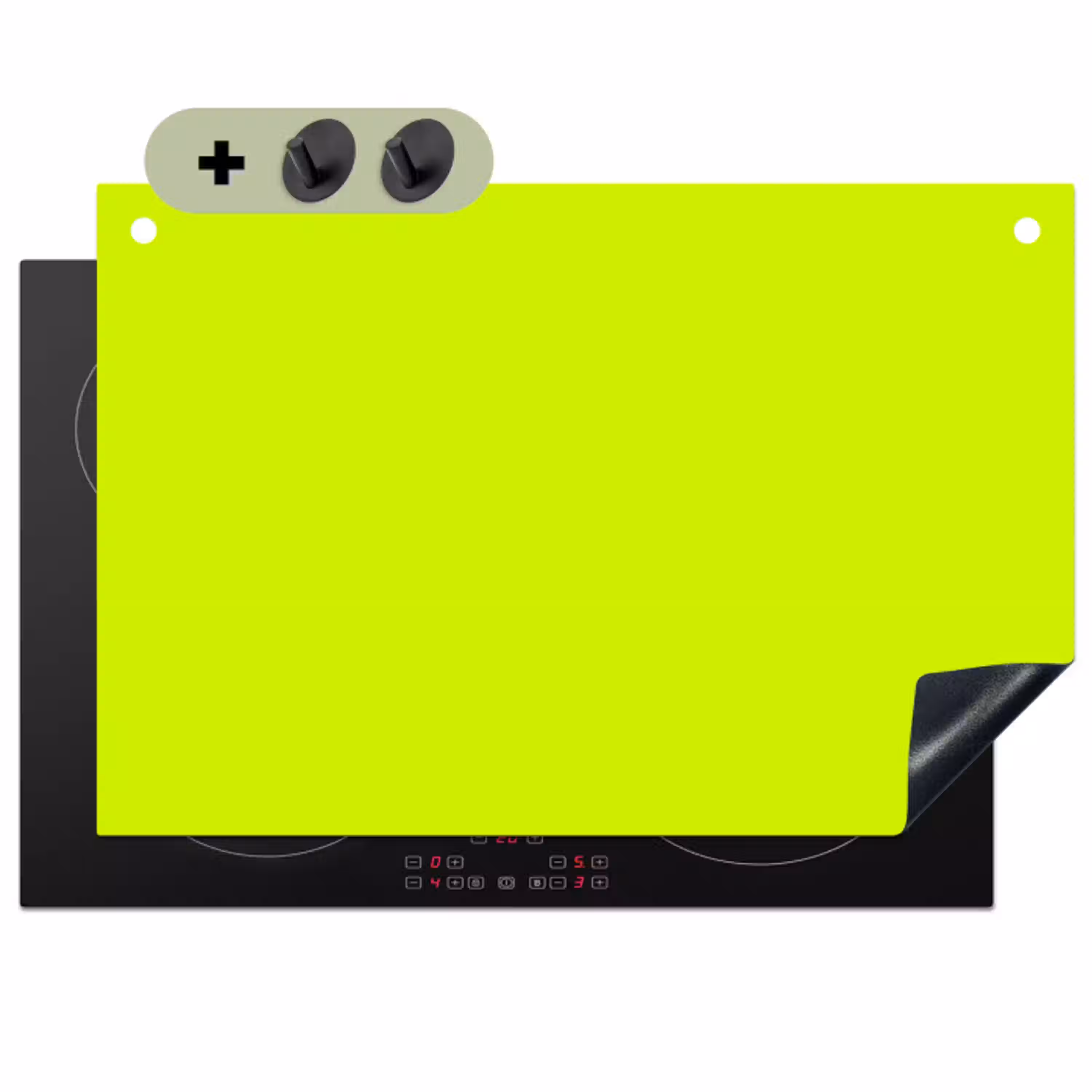 Electric - Lemon - Geel Inductie beschemer met haakjes klein 777 -3d