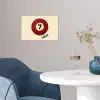 Cirkel - Zeven - Lucky - Rood poster papier klein -sfeer3