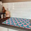 Retro - Hartjes - Patroon Inductie beschermer vinyl 3mm klein 276 -sfeer3