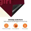 you go girl - 3D - Rood Inductie beschermer vinyl 3mm klein -zzzzzzz-td-onderkant