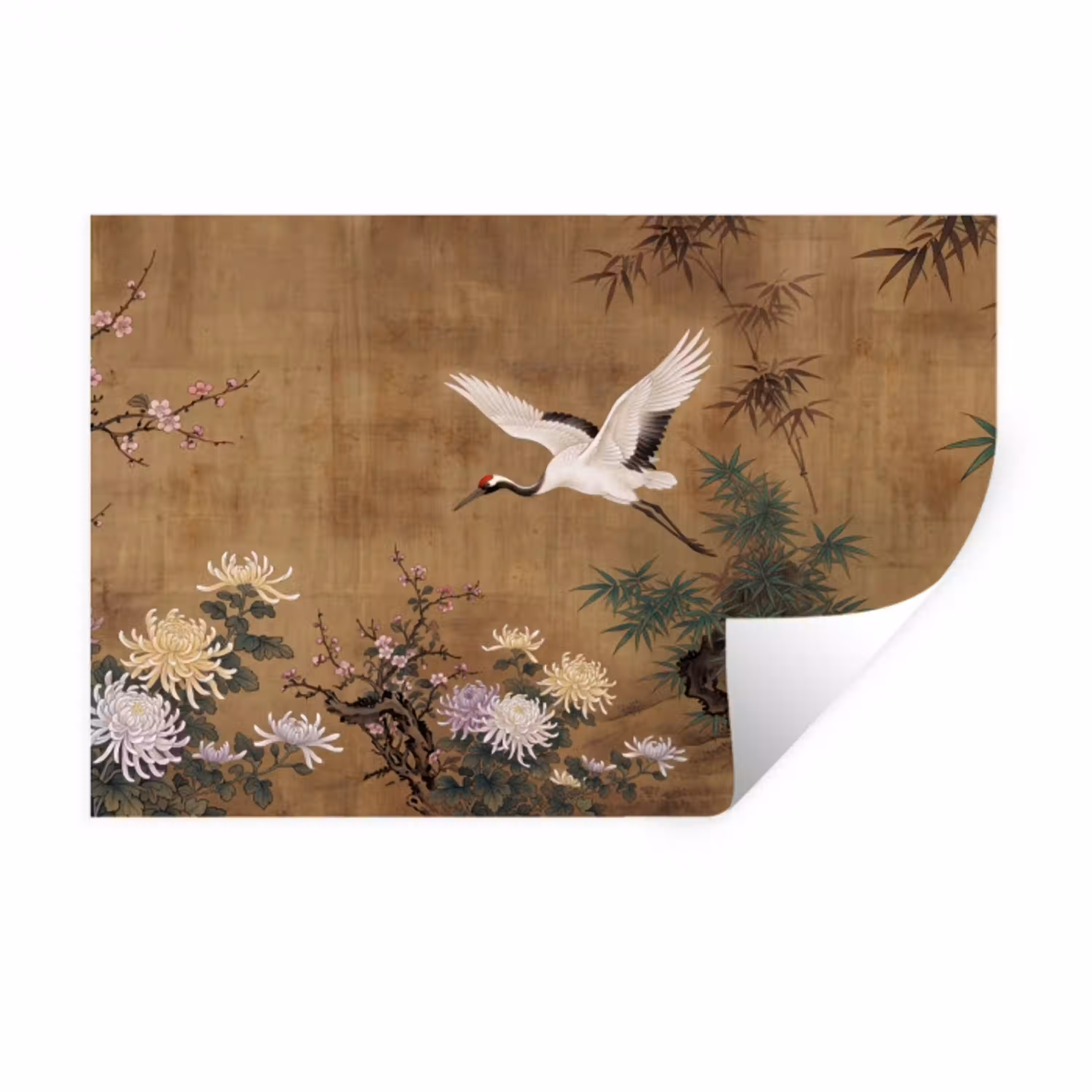 Oosters - Elegant - Kleurrijk Muursticker klein -3d