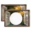 Doorkijk - Bloemen - Natuur - Zon - Pad Placemat vinyl groot -zzsfeer2_Kitchenyeah-website