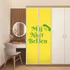 Mij niet bellen - Telefoon - Geel deurposter klein -sfeer3