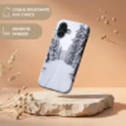 Bos - Winter - Sneeuw - Pad - Natuur Toughcase MagSafe Apple iPhone 17 klein -USP_RandenV_FR