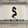 Penseelstreek - Zwart - Minimalistisch keuken achterwand spatscherm klein -3d_website