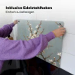 Botanisch - Stilleven - Blauw Inductie beschemer met haakjes klein -ky-ophangen-de