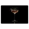 Cocktail - Zwart - Spetters - Glas Placemat vinyl groot -zzsfeer1_Kitchenyeah-website