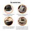 Stilleven met kazen - Schilderij van Floris Claesz. van Dijck Inductie beschermer vinyl 3mm klein -zzzzzzz-td-werking