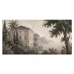 Zee - Villa - Beige Muismat XXL klein -3d_leeg