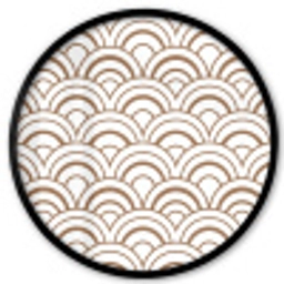 Klassiek - Motief - Terracotta Fotolijst rond zonder passe partout klein 856 -3d