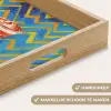 Mok - Koffie - Zigzag - Slagroom Dienblad Rechthoek middel -USP_HandgreepNL