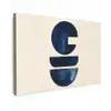 Vormen - Blauw - Abstract canvas 2cm klein -z3d