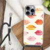 Lippen - Kleurrijk - Glanzend Hoesje iPhone 16 Pro Max met koord klein -sfeer4