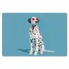 Dalmatiër - Zonnebril - Blauw Placemat vinyl groot -zzsfeer1_Kitchenyeah-website