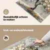 Boom - Bloemen - Wit - Natuur - Kunst Inductie beschemer met haakjes middel -ky-schoon-nl