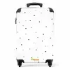 Minimalistisch stippenveld NBS - Handbagage koffer - Volwassenen Unisex middel -productfoto_recht