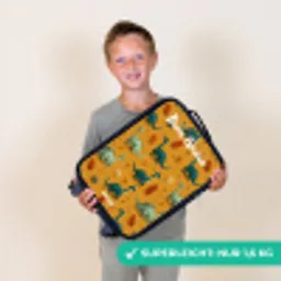 Dino - Dieren - Patroon Kinderkoffer - Zwart klein -sfeer4_DE