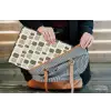 Blokken - Vintage - Grijs laptophoes neopreen klein 279 -tas