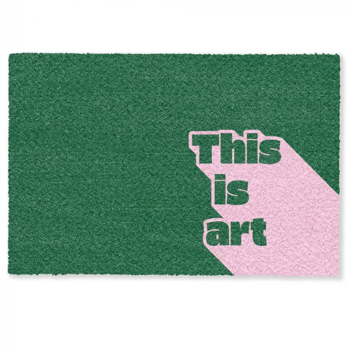 This is art - Schaduw - Roze Deurmat klein -zkaufland3d