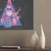 Retro - Kerstman - Rendieren - Kerstboom PET vilt klein -sfeer6_closeup