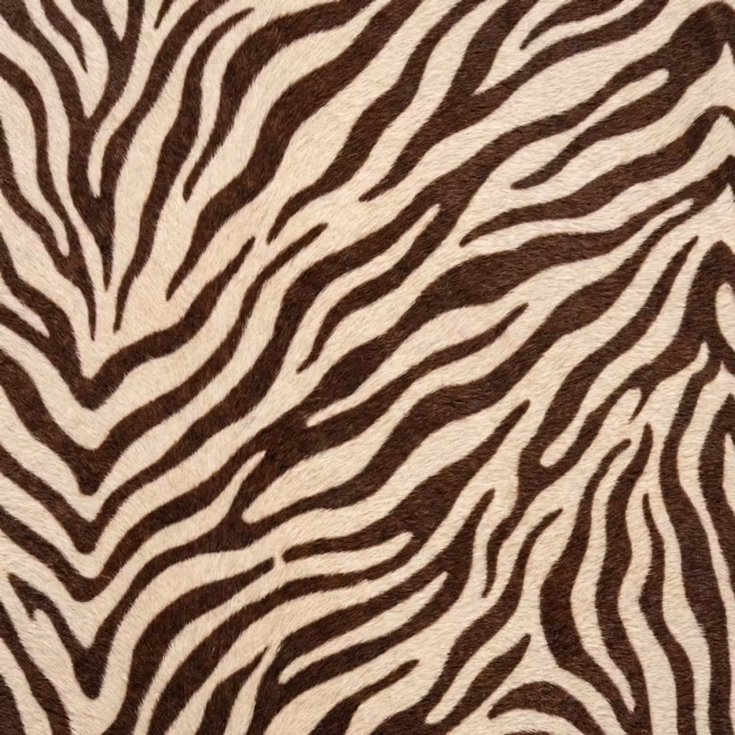 Tapete - Zebra - Streifen - Braun