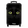 Zwarte kat met felle ogen NBS - Handbagage koffer - Unisex middel -productfoto_recht