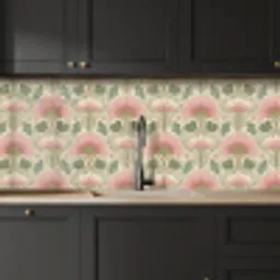 Klassiek - Patroon - Roze keuken achterwand 2 middel 871 -sfeer1