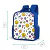 Smiley - Hartje - Ster Kinderrugzak - Blauw middel -productfoto_formaten