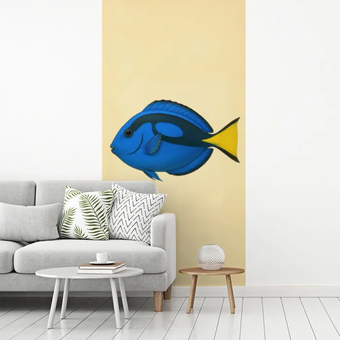 Blauw - Dory - Vis - Staartvin fotobehang vinyl groot -woonkamer