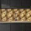 Geometrisch - Tegels - Goud keuken achterwand 2 middel 871 -sfeer1