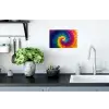 Regenboogkleuren - Spiraal - Kleurrijk Muursticker klein -keuken